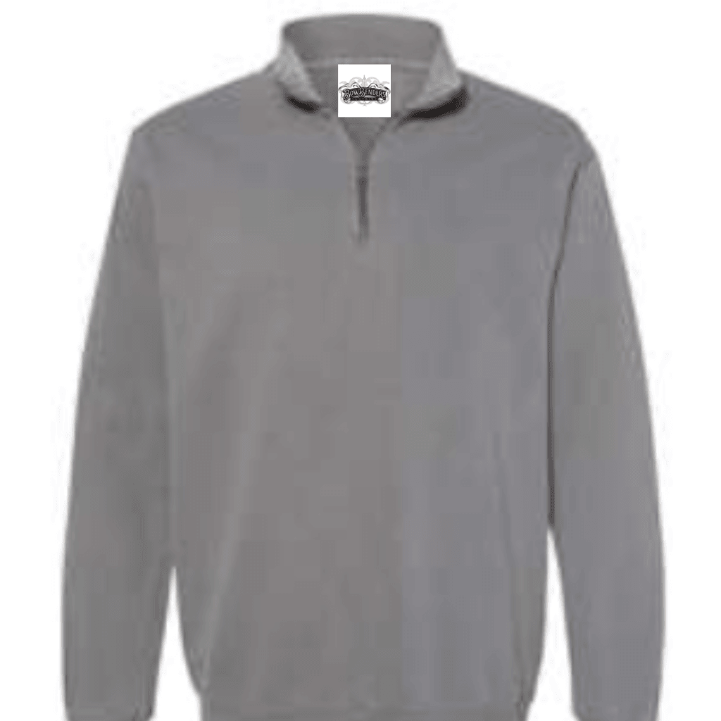 Men's Fleece Sweatshirt Quarter Zip – Gray – Sowing Acorns Boutique