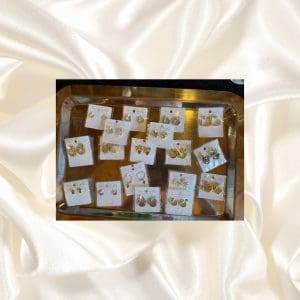 Gold Silver Earrings True by Kristy