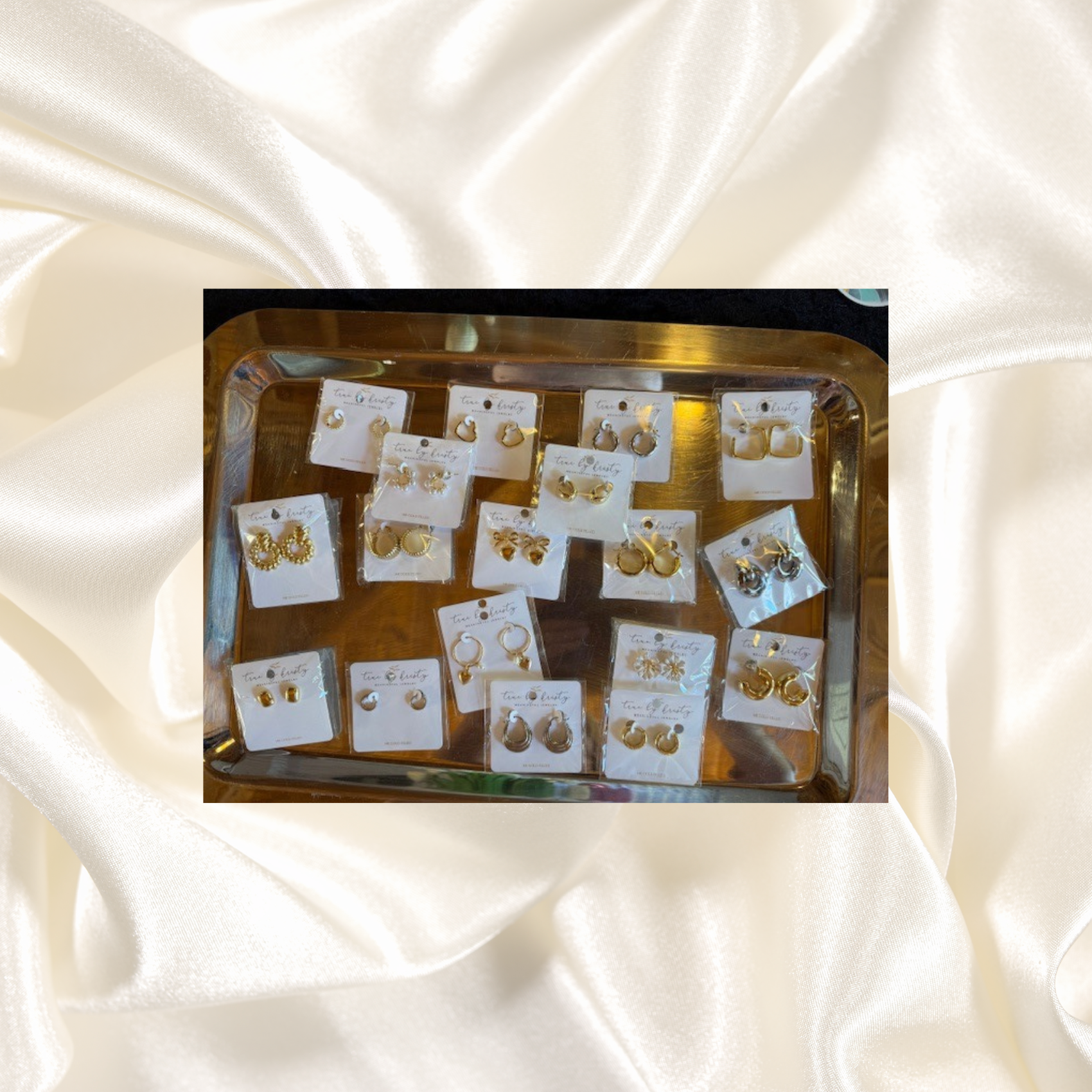 Gold Silver Earrings True by Kristy