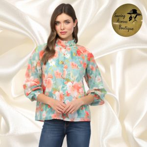 Top Multi Colored Floral