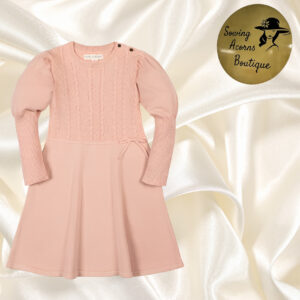 Dress Cotton Sweater Pink Girl